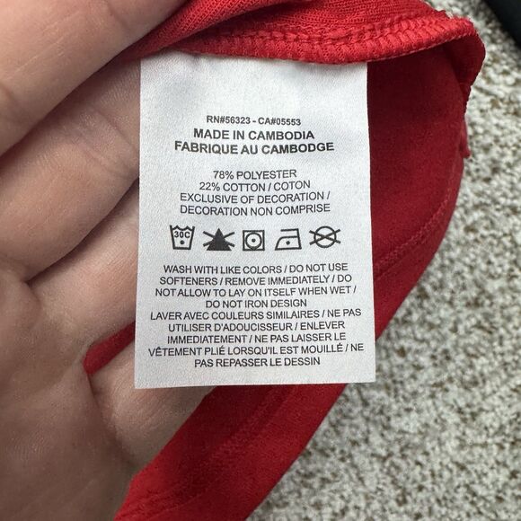 Nike Sweater Men's Small Red Black Quarter Zip Pullover FJ9549-060 Football New - Picture 8 of 14